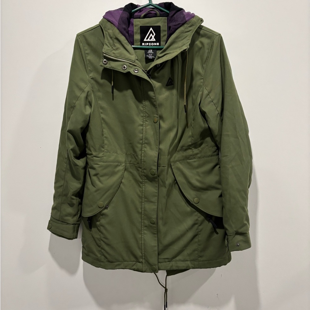 Ripzone Women's Green Utility Jacket